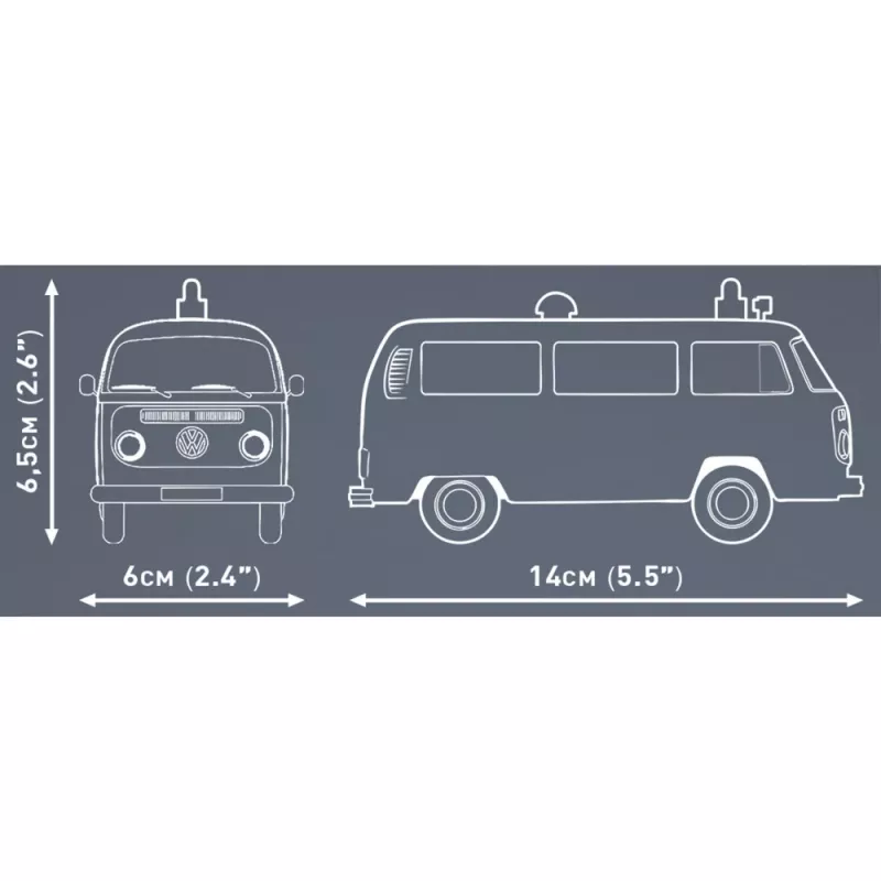 Cobi Model Kit Volkswagen T2b Ambulance 1:35 scale grey