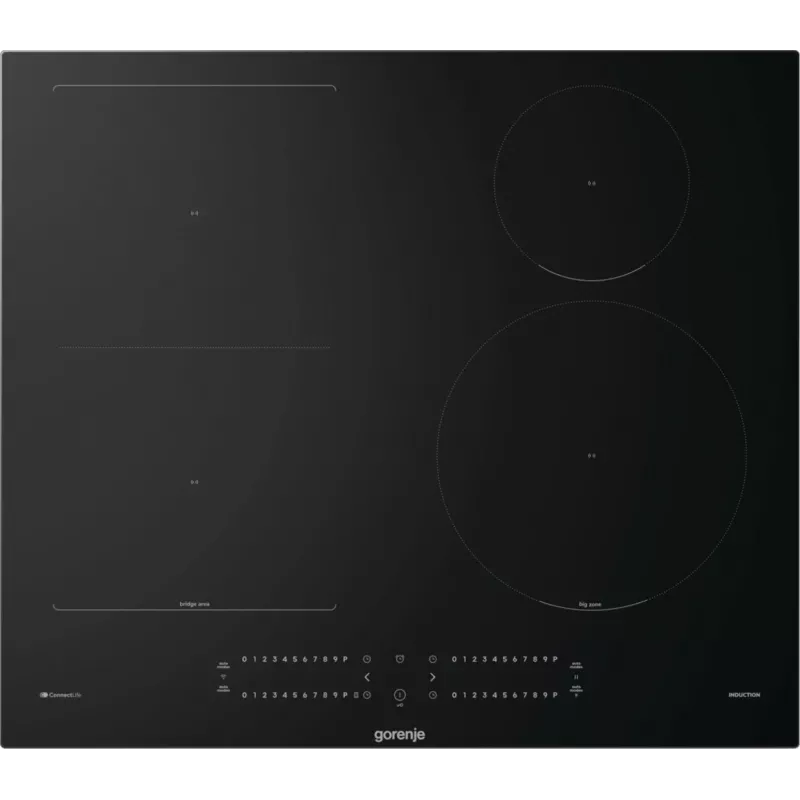 Gorenje GI6432BCWF Black Built-in 60 cm Zone induction hob 4 zone(s)