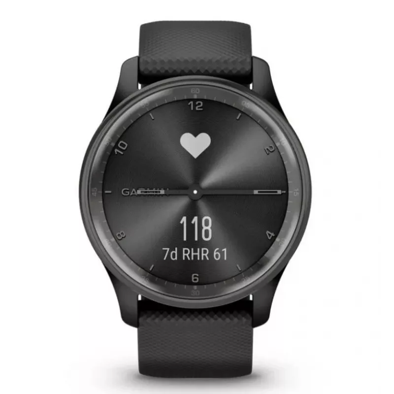 Garmin vivomove Trend LCD 40 mm Hybrid 254 x 346 pixels Touchscreen Black GPS (satellite)