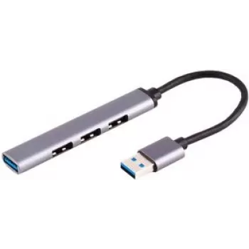 USB Hub ShiverPeaks BS13-50001 USB 3.2 Gen 1 Type-A 5000 Mbit/s Aluminium Black