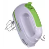 Hand mixer ESPERANZA EKM011 — 400 W, 5 speeds, turbo, dough hooks and beaters, 220–240 V, white/light green