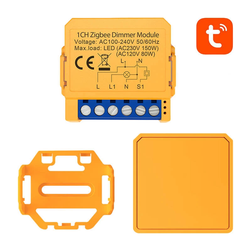 Smart socket switch Avatto ZDMS16-2 ZigBee compatible with energy monitoring