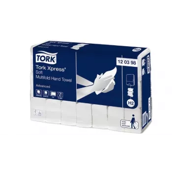 Paper towels Tork Xpress Multifold Soft H2 2-ply 180 sheets 25.5x21.2 cm