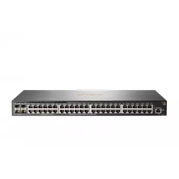 HPE - Aruba Series - Switch - 2930F 48G 4SFP+ - L3 - managed - 48 x 10/100/1000 + 4 x 1 Gigabit/10 Gigabit SFP+ (Uplink) - rack-mountable