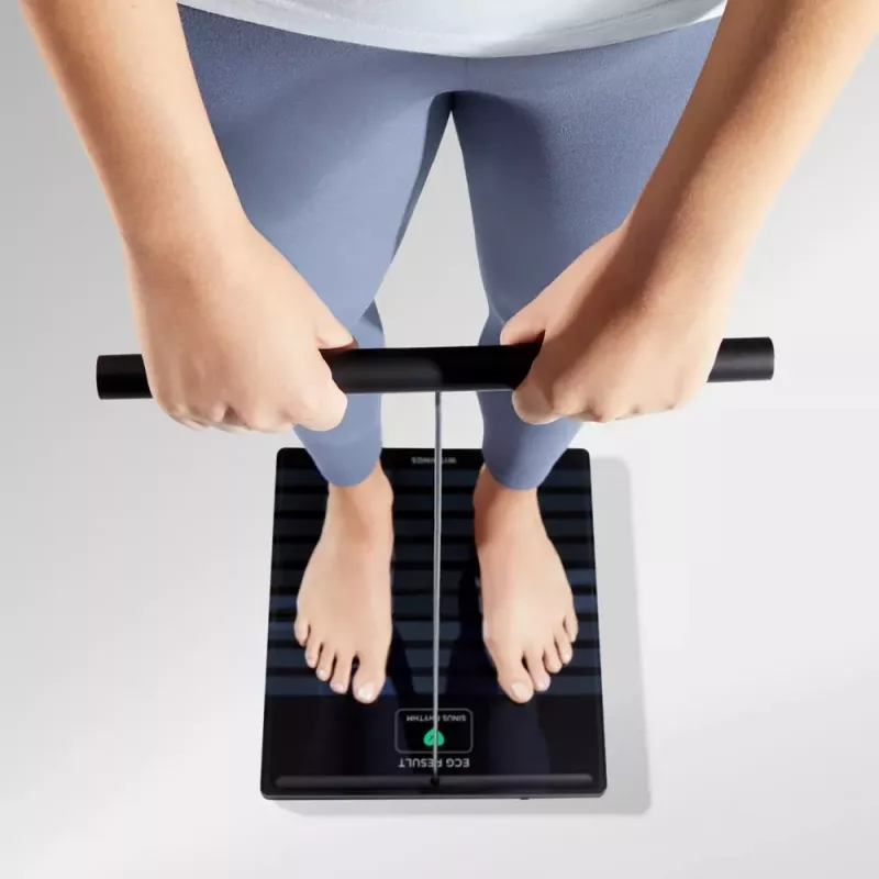Electronic personal scale Withings BODY SCAN Square Black