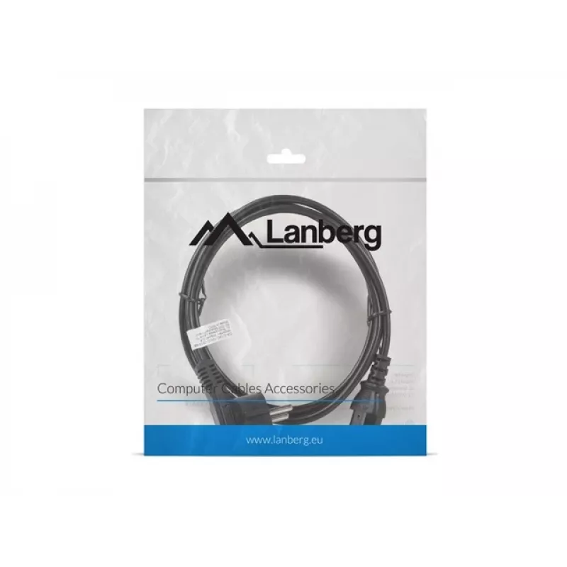 Lanberg CA-C13C-10CC-0018-BK Power Cable Black 1,8 M C13 coupler CEE7/7 (CA-C13C-10CC-0018-BK)