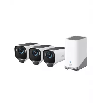 Eufy Cam S3 Pro 3-Ca m Kit Black+White 1