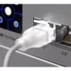 Network patch cable UBIQUITI UACC-Cable-Patch-EL Cat6 RJ-45 2.5GbE PoE++ 0.15 m translucent white (24 pcs)