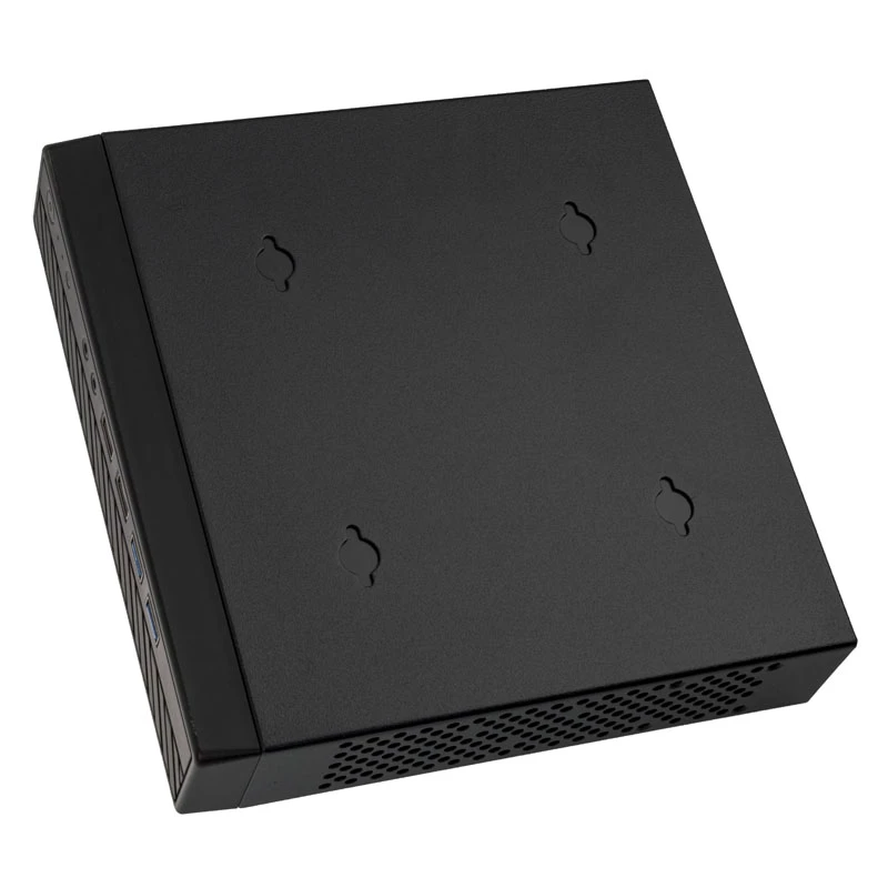 Akasa Cypher MX3 - Mini Tower - PC - SGCC - Black - Thin Mini-ITX - Hard Drive - Power (A-ITX38U3-M1B)