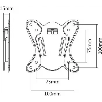 VALUE - Mounting Kit (Wall Plate, adapter plate) for LCD-Display (17.99.1141)