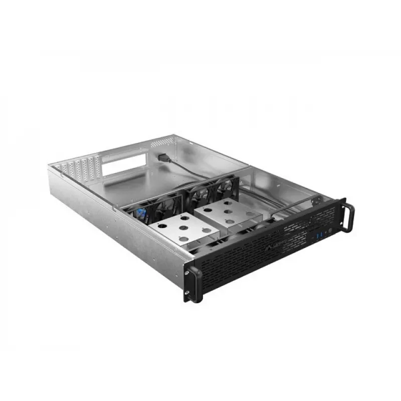 Lanberg SC01-6502-12B 2U Rackmount Server Chassis E-ATX 7 Fans Black