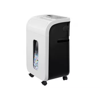 Office document shredder TRACER TRANIS47633 White — 4x12 mm cross-cut, 14-sheet capacity, 20 L basket