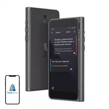 Portable Translator Timekettle Fluentalk T1 AI — real-time speech translation, wireless, compact