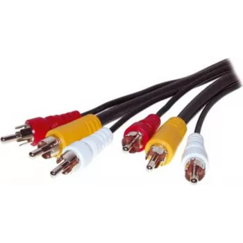 Video cable ShiverPeaks 90024-10.0 — 10.0 m, 3 RCA analog connectors