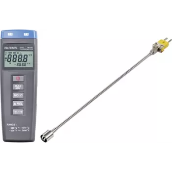 VOLTCRAFT K102 + TP 205 temperature measuring instrument -200 to +1370 °C Probe Type K