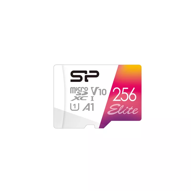 Flash Memory Silicon Power 256GB MicroSDXC UHS-I Elite