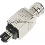 RJ45 connector Harting Han PushPull 09 35 226 0401 straight, 4 poles, Panel-mount insert
