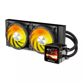 CPU water cooling Darkflash DE240 (black) — 240mm radiator, AIO liquid cooler