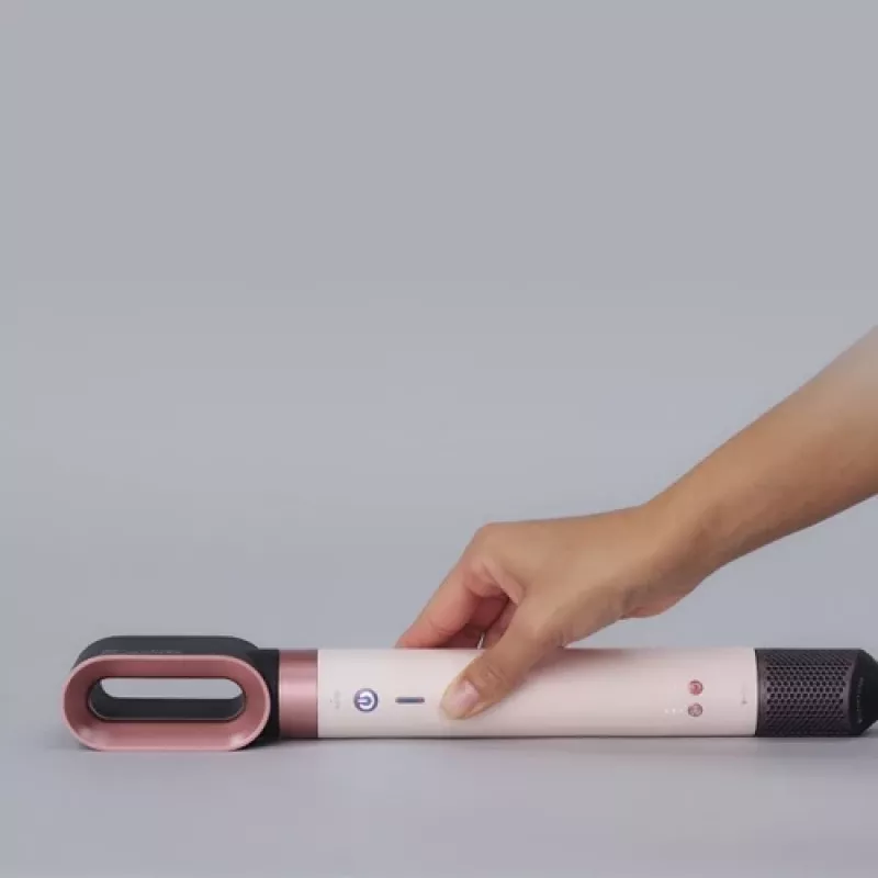 Airwrap Co-anda2x Straight + Wavy , Multistyler creme/roségold, Bluetooth, 1.700 Watt