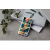 Smartphone case iKins for iPhone XR — Mosaic Black protective cover