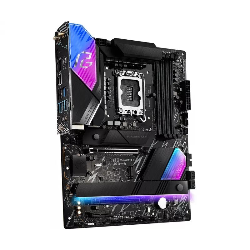 Motherboard ASRock Z890 Lightning WiFi — Intel Z890, LGA1851, ATX, 4× DDR5, Wi‑Fi 7, 2.5Gb LAN, Thunderbolt 4