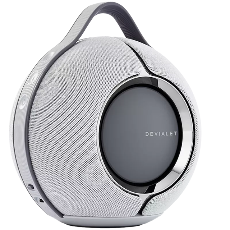 Devialet Mania Light Grey with dock