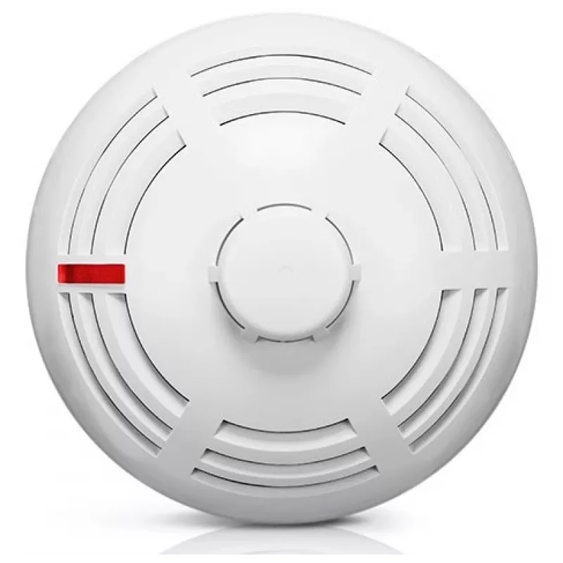 Smoke detector SATEL ASD-200 wireless surface-mounted, 3V battery, Ø108 mm, 61 mm height
