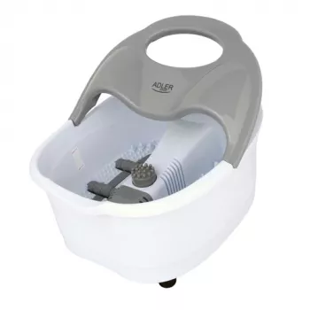 Leg Massager Adler AD 2167 with Rolling and Vibrating Massage, Heat, Adjustable Intensity, 80 W, Grey White
