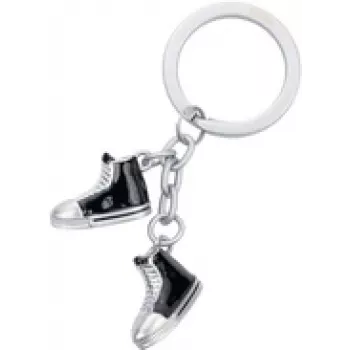 Keychain TROIKA CHUCKS KR25-01/MA durable design metal ring and clasp