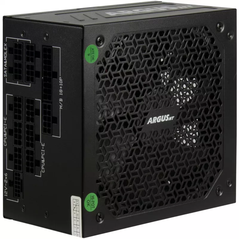 Intertech Inter-Tech ArgusNT HA-1000BA4 1000W 80+Gold ATX3.1 (1000W), PC Power Supply