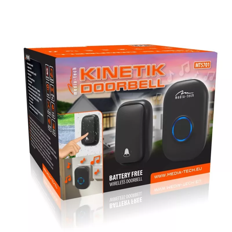 Doorbell kit Media-Tech MT5701 Black