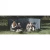 Privacy Screen Easy Camp Huk 2025 grey — windscreen for camping and caravan pitches