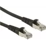 ROLINE - Patch-Cable - RJ-45 (M) to RJ-45 (M) - 50 cm - SFTP, PiMF - CAT 6a - Black (21.15.2850)