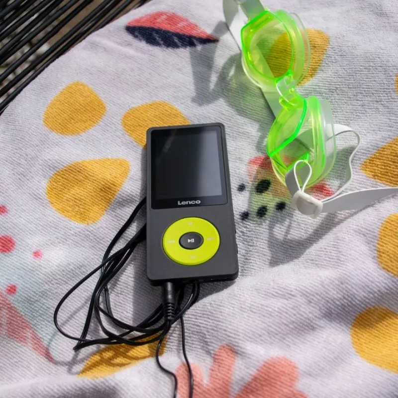 MP3 player Lenco Xemio-860GN 8 GB Black Lime LCD 18h playback