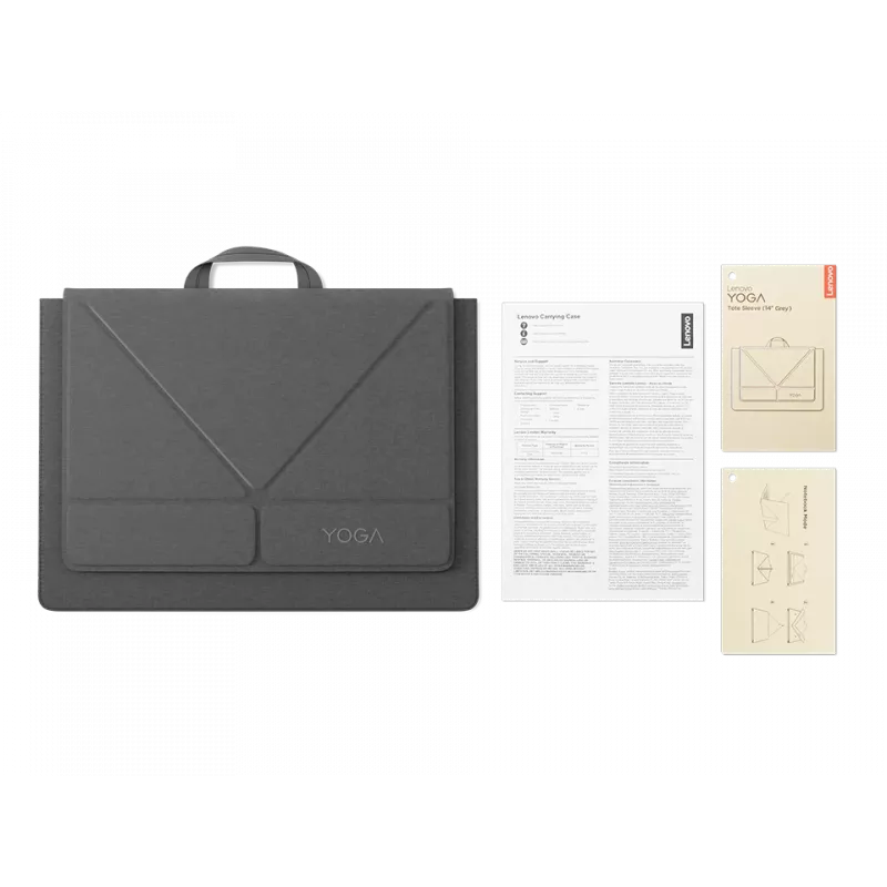 Lenovo Yoga Tote Sleeve | Fits up to size 14 inch | Sleeve | Grey