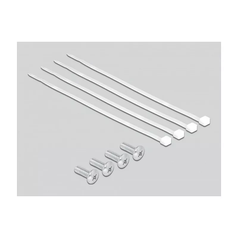 DeLOCK 19 inch Patch Panel 24 port Cat.5e 1U coloured RJ-45