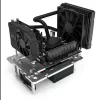 Mini benchtable case Streacom BC1 Mini V2 silver — compact open-frame chassis