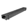 Cable management panel DeLOCK 19 inch 3 openings 1U black