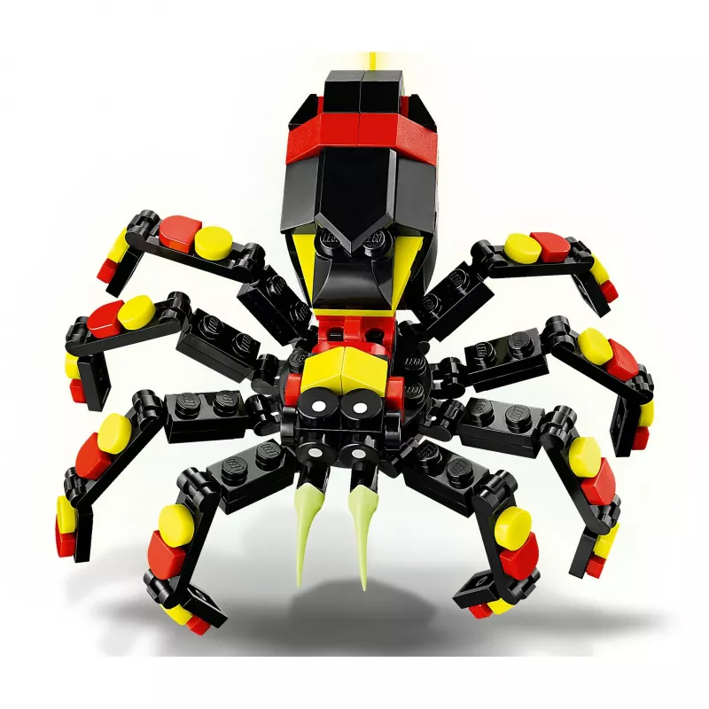 LEGO Creator 3-in-1 buildable spider model 31159 — 153 pieces, age 7+, 110×150×50 mm