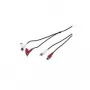 Wentronic Goobay RCA-Connection Cable, 1.5 m - 2x RCA-Plug > 2x RCA-Plug/Socket (50214)