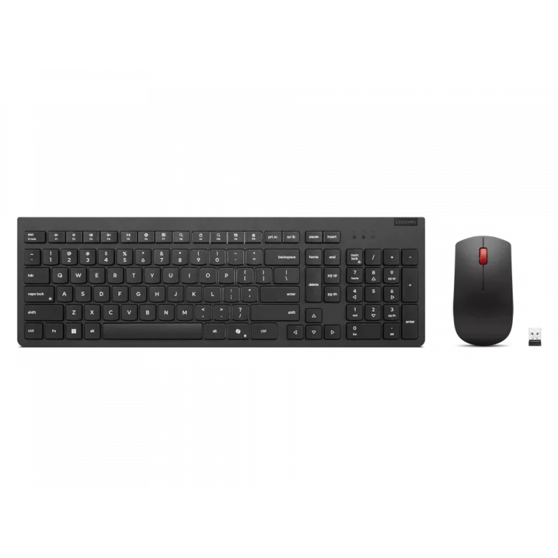 Lenovo Keyboard and Mouse Wireless Black