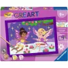 Painting kit Ravensburger CreArt – fairy friends (children’s paint craft set)