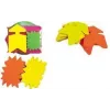 Non-adhesive label APLI 16950 50 pcs Orange Yellow Cloud-shaped