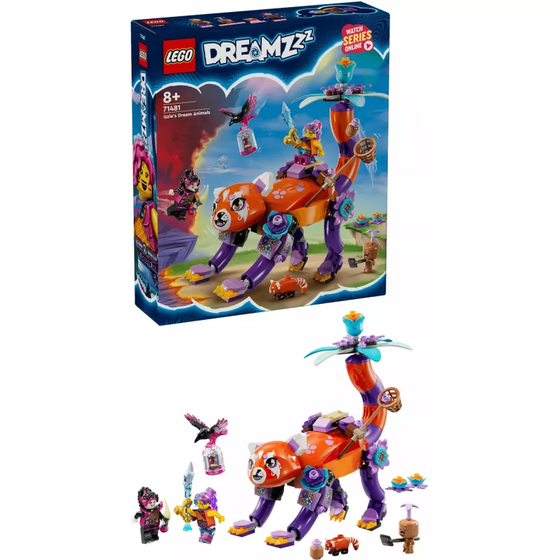 LEGO building set LEGO DREAMZzz Izzie Dream Animals 71481 – collectible playset