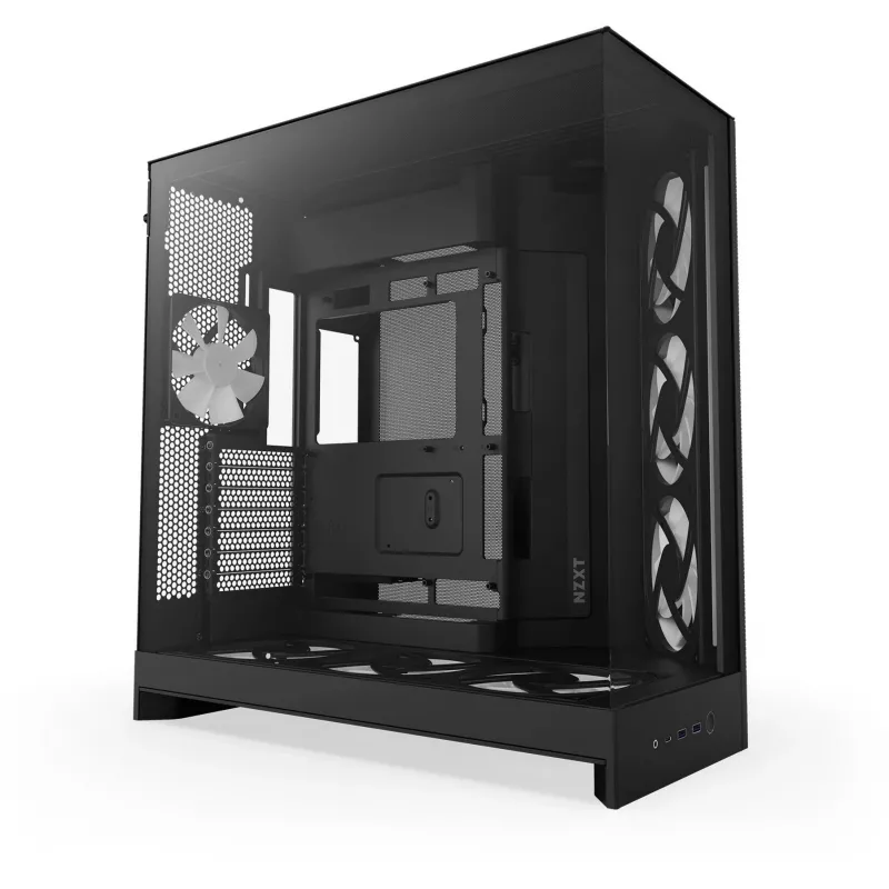 NZXT PC case H9 Flow RGB+ Midi tower black