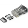 ROLINE RJ45-Plug Cat.6A Unshielded+Insert 10 pc(s) (21.17.3098)