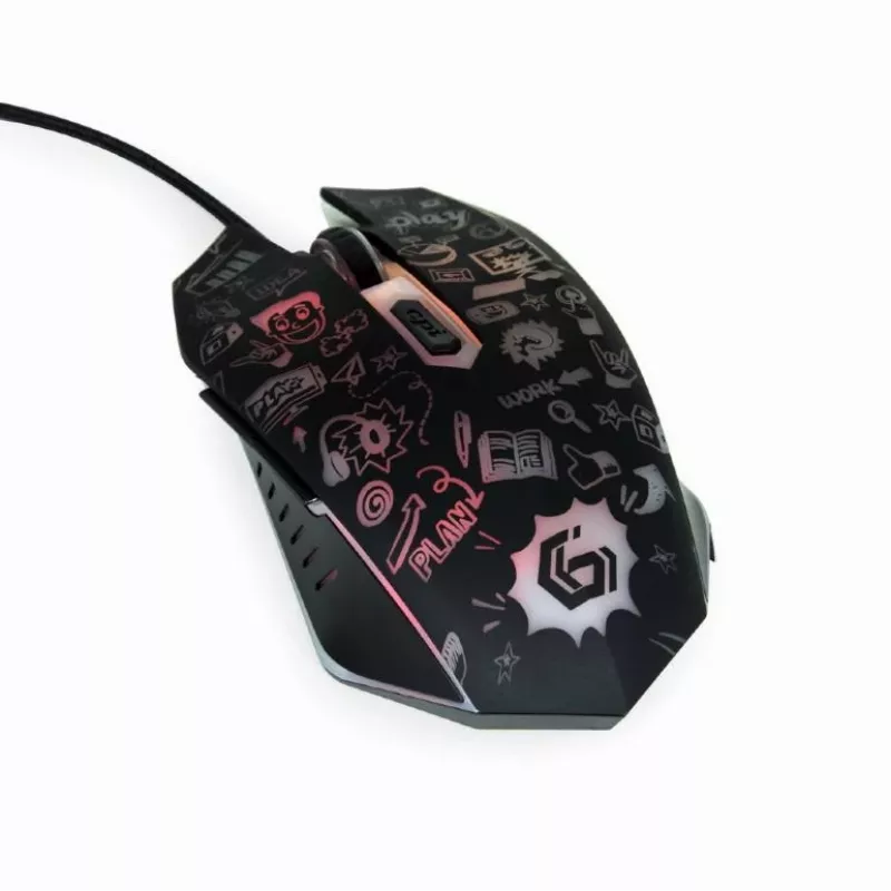 Mouse USB Optical BLACK/MUS-6B-GRAFIX-01 Gembird