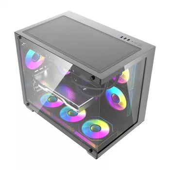 Computer case DarkFlash B275 PRO (black) with 6 included cooling fans