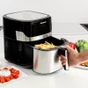 Air fryer Taurus Air Fry 7S 1600W 6.5L, stainless steel, 8 programs, 80–200°C, touch control