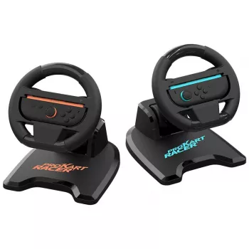 Racing Wheel SUBSONIC SA5727-2 Pro Kart Racer Duo for Nintendo Switch with Dual Controller Support